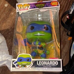 Jumbo Size Funko Pop Leonardo Figure - Blue and Green